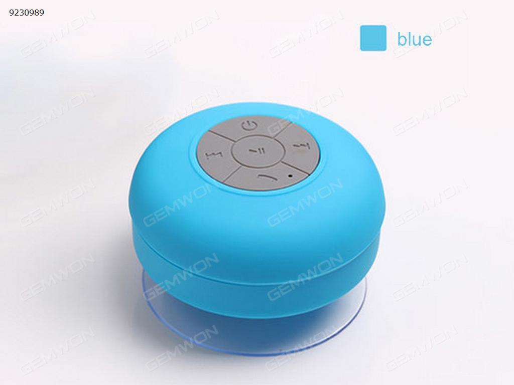 Waterproof bluetooth speakers to connect wireless sucker creative mini bathroom small acoustics blue Bluetooth Speakers N/A