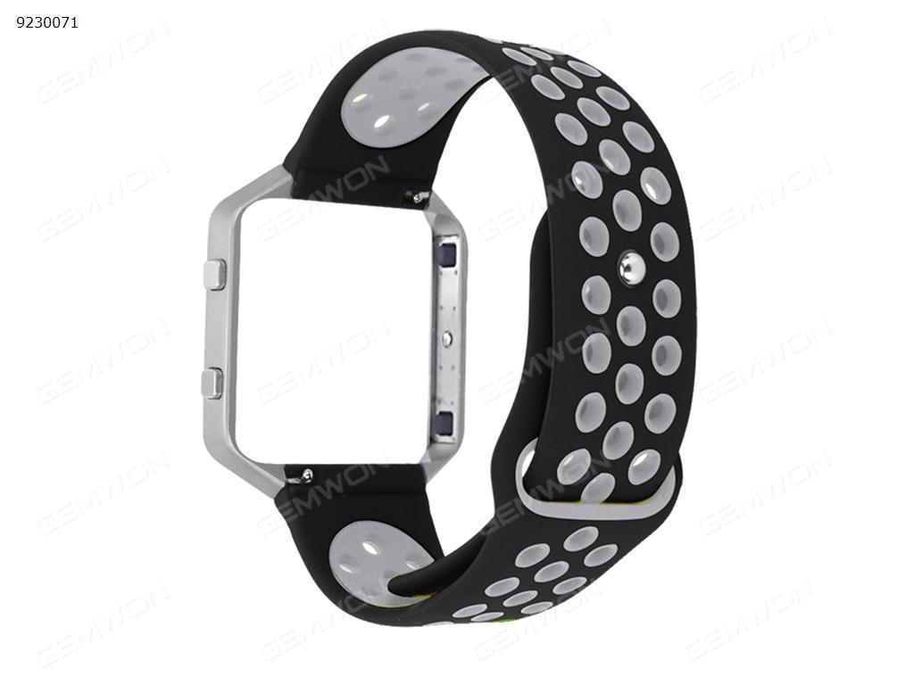 Fitbit Blaze smart watch strap   black and gray Smart Wear N/A