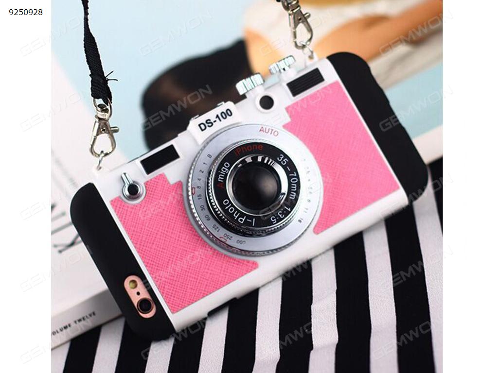 New iPhone6s South Korea Amigo creative retro anti-drop SLR camera phone shell Pink Case iPhone6s