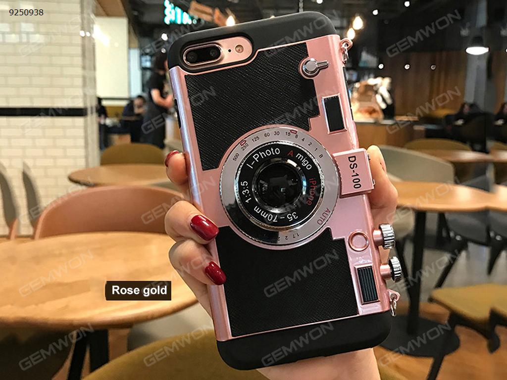 New iPhone6s South Korea Amigo creative retro anti-drop SLR camera phone shell Rose gold Case iPhone6s