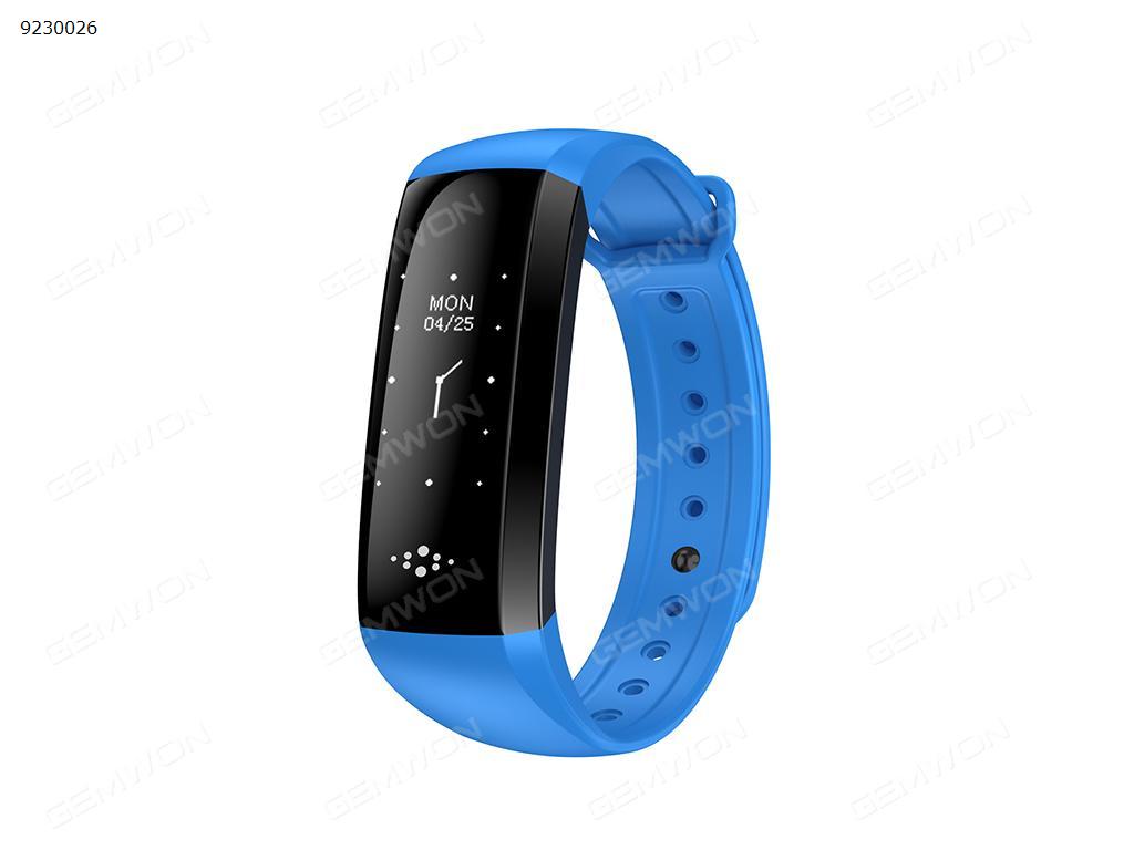 M2S smart bracelet wristbands heart rate blood pressure hand ring blue Smart Wear M2S