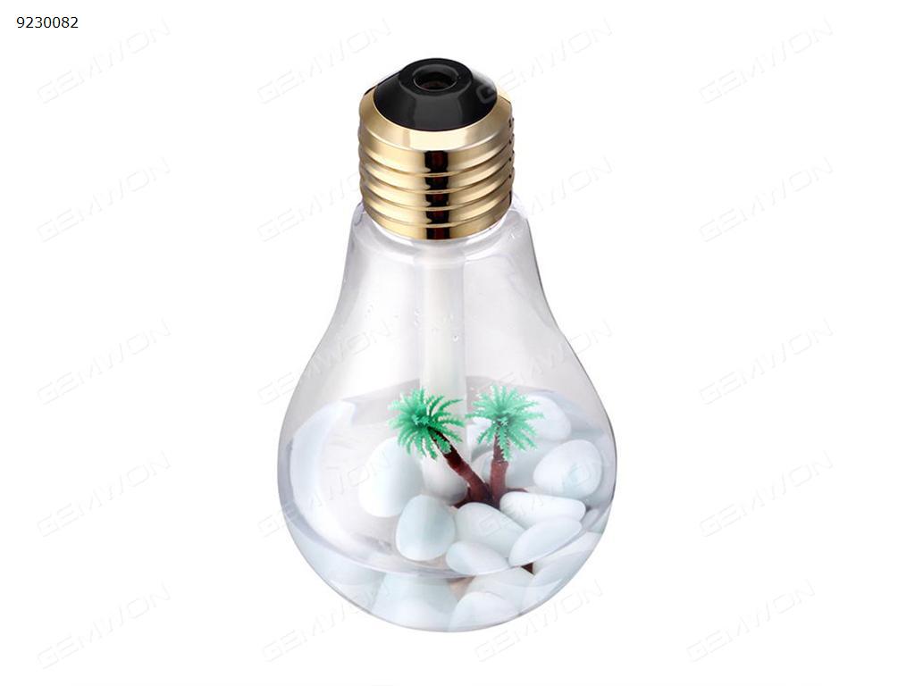 USB mini air purifier home decoration lantern ultrasonic atomizer color light bulb humidifier goldDP-001