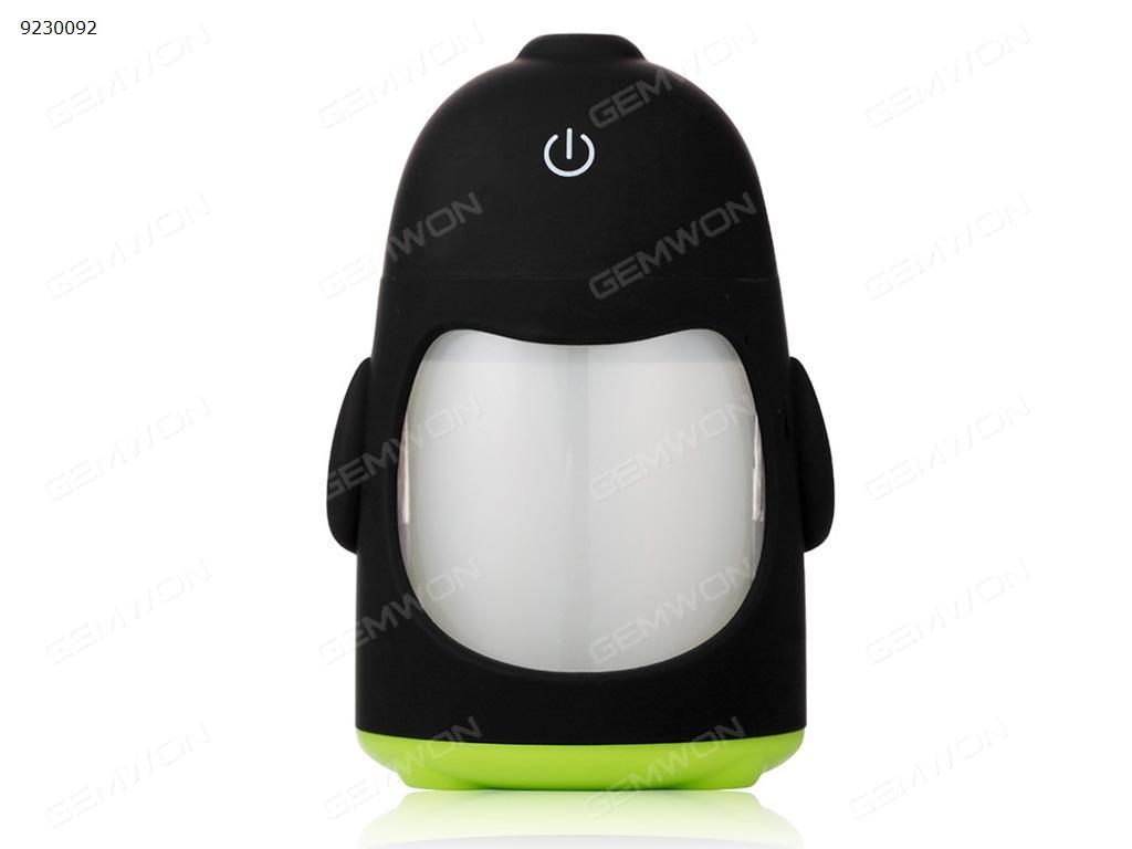 Mini Portable Penguin Humidifier LED Night Light USB Humidifier Air Purifier GreenQW-Q3