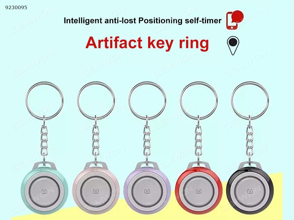 Smart electronics, the elderly, children, pet dogs, pet cats, mobile phones, bags and other anti-lost positioning monitoring, self-timer mini-gift key chain   black Other N/A