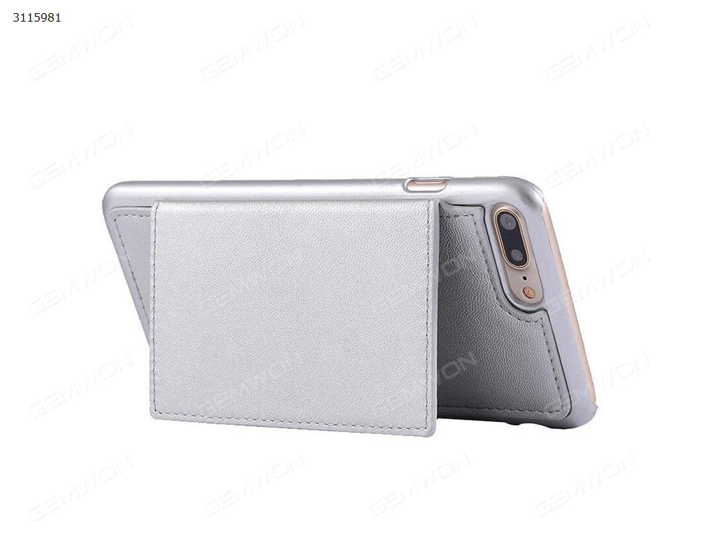 iPhone 6 Plus Multifunctional wallet for mobile phone case, Fashion mobile phone protective cover lifting rope shoulder bag,Silver Case IPHONE 6 PLUS MULTIFUNCTIONAL WALLET FOR MOBILE PHONE CASE