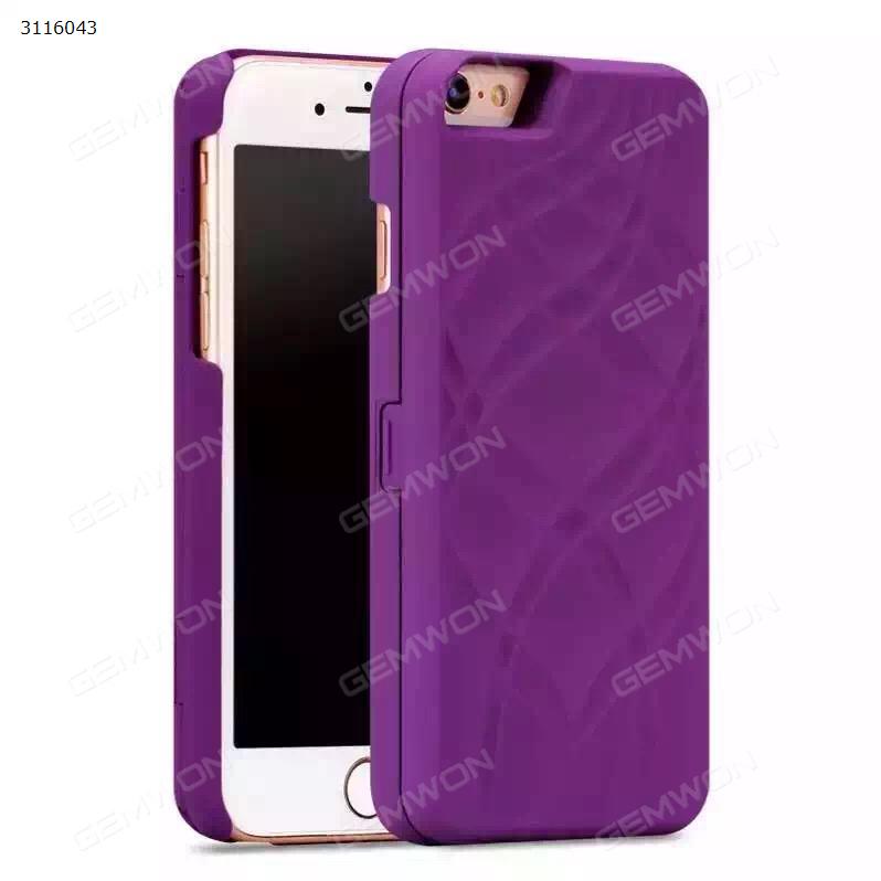 iPhone 6 Cosmetic mirror mobile phone shell, Fashion Makeup mirror flip Wallet mobile Phone case, Purple Case IPHONE 6 COSMETIC MIRROR MOBILE PHONE SHELL