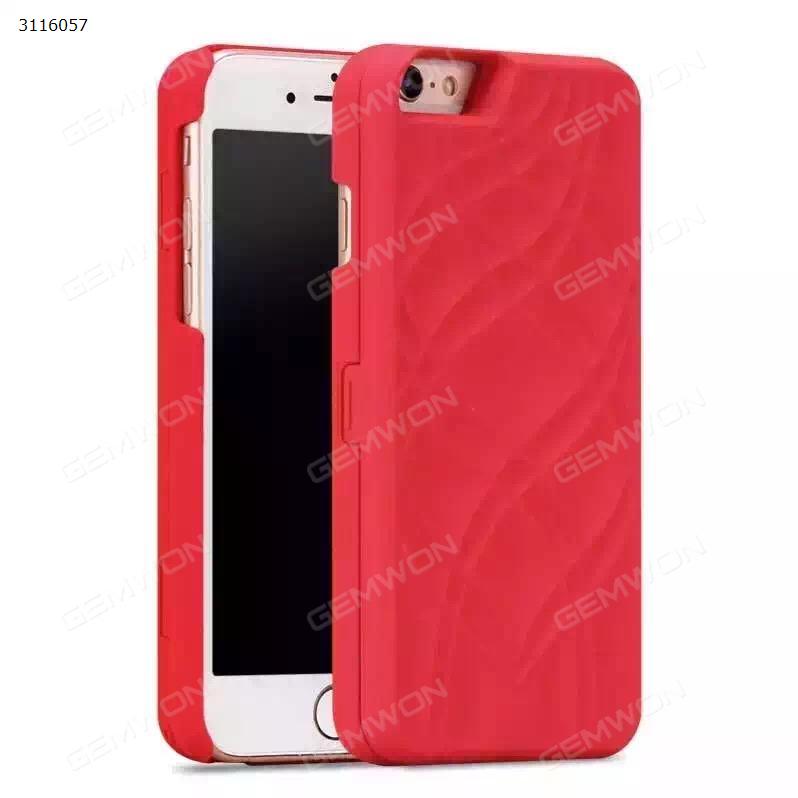 iPhone 7 Plus Cosmetic mirror mobile phone shell, Fashion Makeup mirror flip Wallet mobile Phone case, Red Case IPHONE 7 PLUS COSMETIC MIRROR MOBILE PHONE SHELL