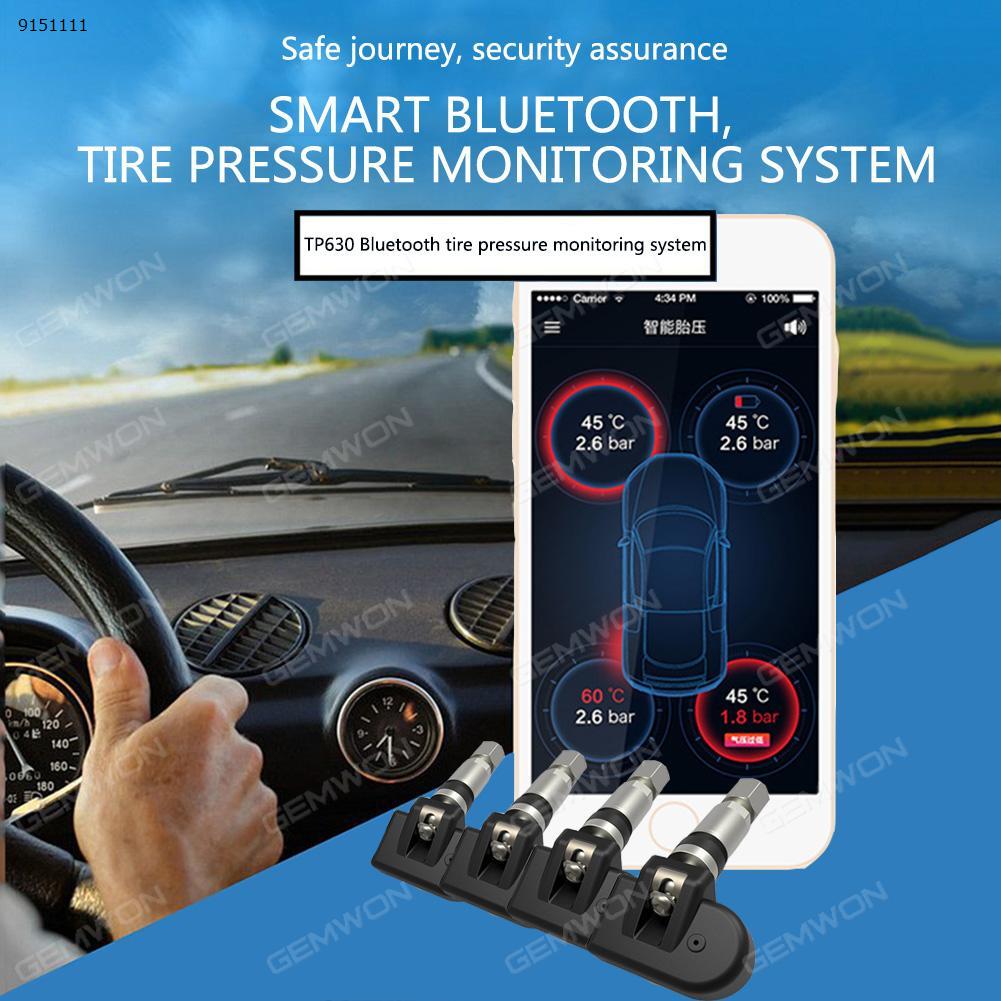 TPMS Sensor Bluetooth TPMS TPMS System Tire Pressure Monitor Tire Pressure Alarm With 4 Internal Sensor APP Display Android iOS Safe Driving VC601