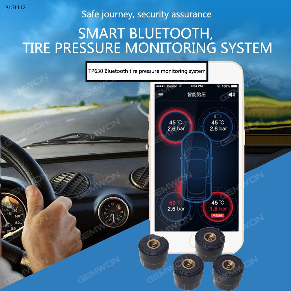 TPMS Sensor Bluetooth TPMS TPMS System Tire Pressure Monitor Tire Pressure Alarm with 4 External Sensors APP Display Android iOS Safe Driving VC601