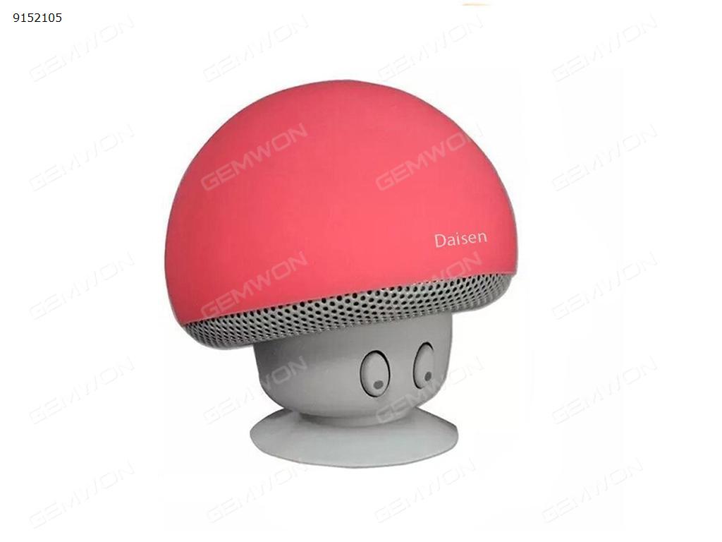 Wireless Bluetooth Speakers, Mushroom Bluetooth 4.1 Speakers, Handsfree and Mobile Bracket (red) Car Appliances BT-280