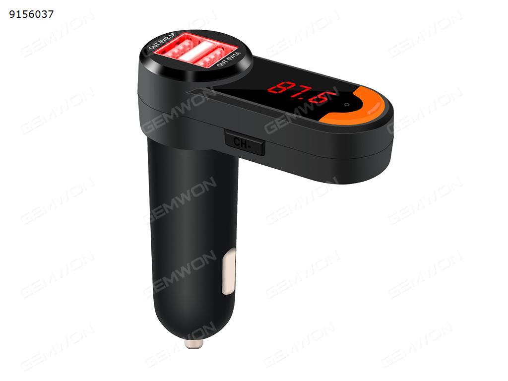 3 in 1 Wireless Bluetooth FM Transmitter Hands Free Car Kit, Hands Free Calling MP3 Player USB Car Charger for iPhone, Samsung，Cell Phones & Tablet PC Car Appliances BC10