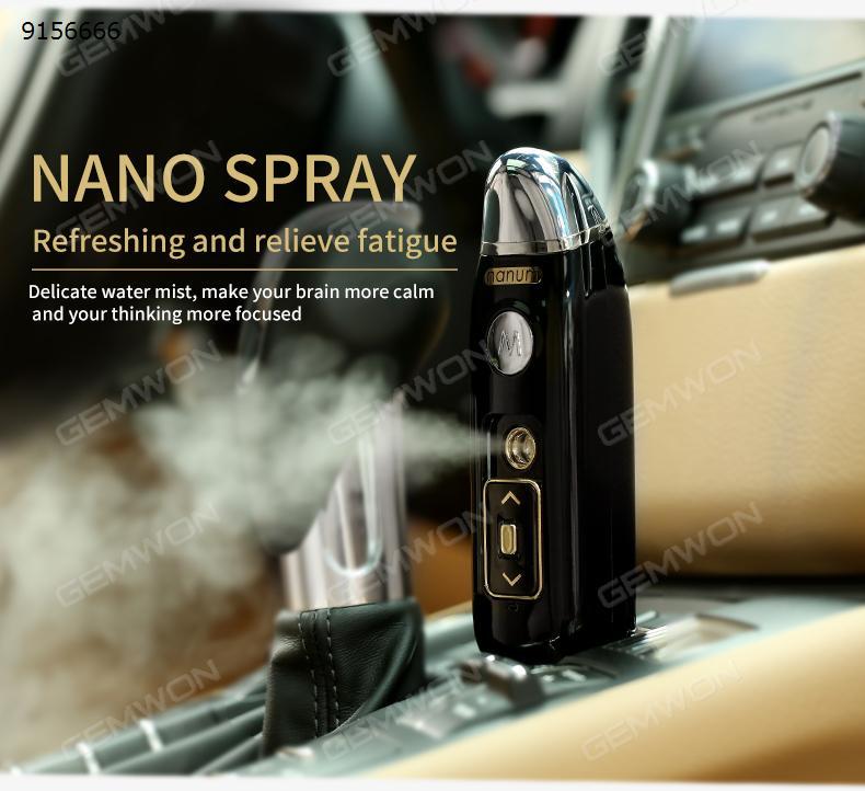 Car Air Humidifier Vehicle Purifier Electric Handheld Massager Humidifier Car Charger  Black Car Appliances VR001