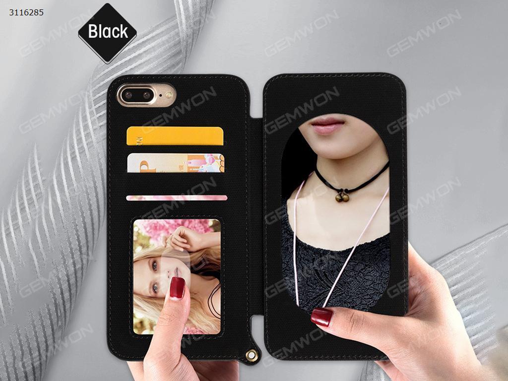 iPhone 6 Lanyard Mobile phone shell, Lanyard Mobile phone shell plating mirror, Black Case IPHONE 6 LANYARD MOBILE PHONE SHELL