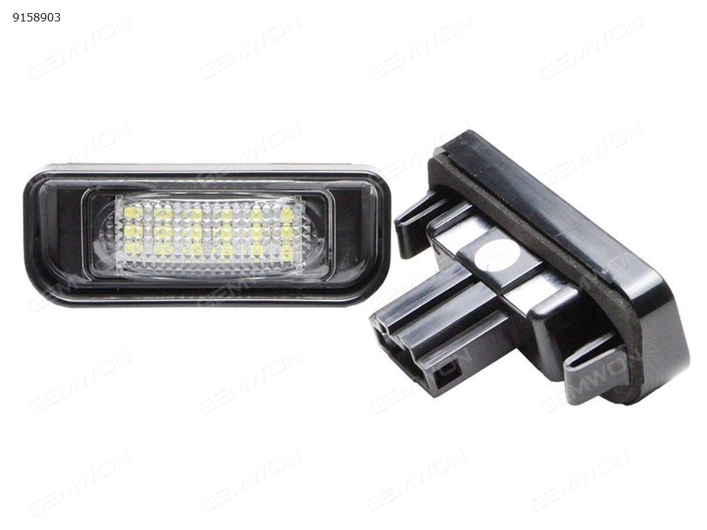 2Pcs Car LED license plate lights for   Mercedes-Benz W220 S-class S320 S350 S500 S55 S65 S65 (W220 99-05 (S level)) Auto Replacement Parts PZD