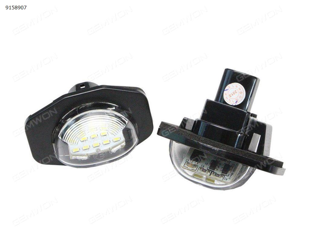 2Pcs Car LED license plate lights for TOYOTA ALPHARD GGH20 08-/AURIS 06-/COROLLA 06- WISH-ZGE21 09-/SIENNA 10- URBAN CRUISER 09-/SCION XB/XD 07- Auto Replacement Parts PZD