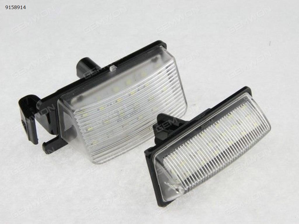 2Pcs car LED license plate light for  Nissan / Infiniti Auto Replacement Parts PZD