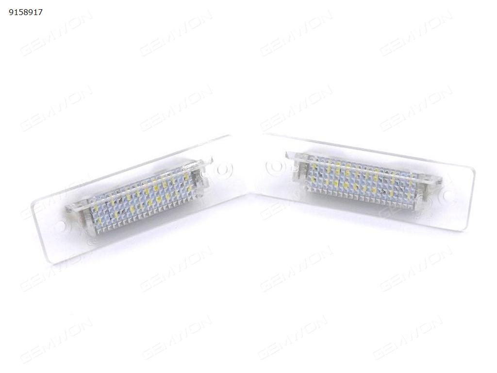 2Pcs car LED license plate light  for Porsche 911 Carrera 964 968 986 993 996 Auto Replacement Parts PZD