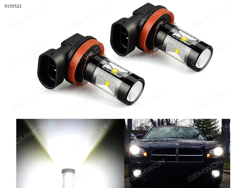 2Pcs LED fog lights 30W H11 fog lights car fog lights CREE 6LED H8 30W Auto Replacement Parts LED fog lights