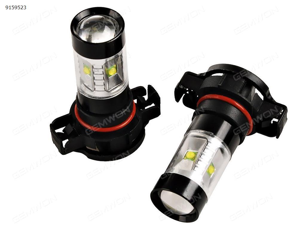 2Pcs Car high power led fog light black H16 30W CREE 6SMD fog lamp Auto Replacement Parts LED fog lights