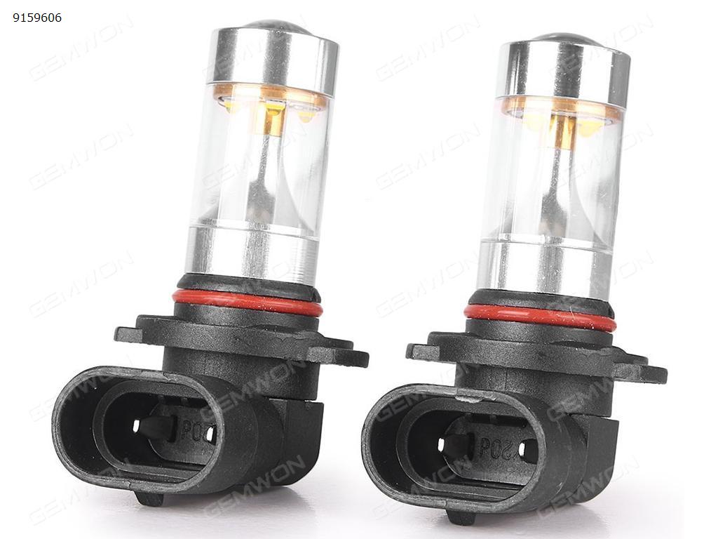 2Pcs H10 High Power 30W 6000K White LED Fog Tail Driving Car Light Lamp Bulbs Auto Replacement Parts LED fog lights