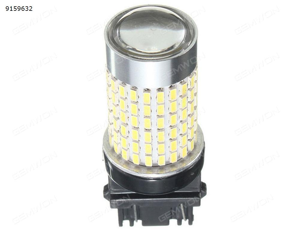 2Pcs 1200LM 3157 3156 T25 144-SMD Reverse Backup Stop White LED fog lights Auto Replacement Parts LED fog lights