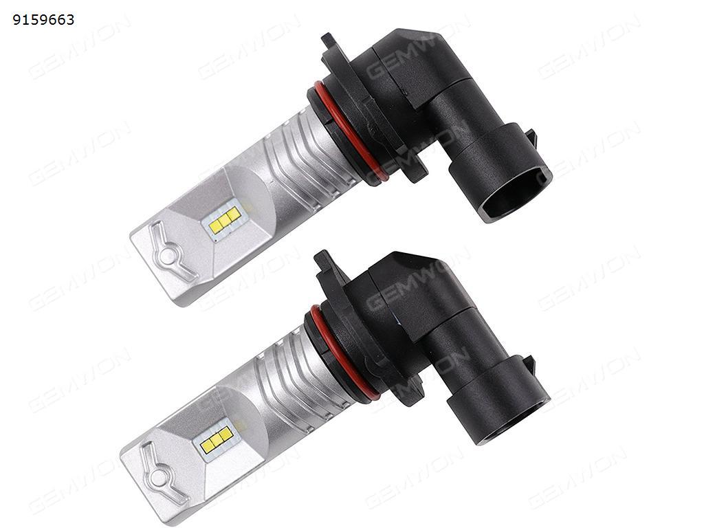 2Pcs LED Fog Driving Lights Bulbs HB3 9005 with Philips CSP LED 6SMD Chips 80W White Auto Replacement Parts LED fog lights