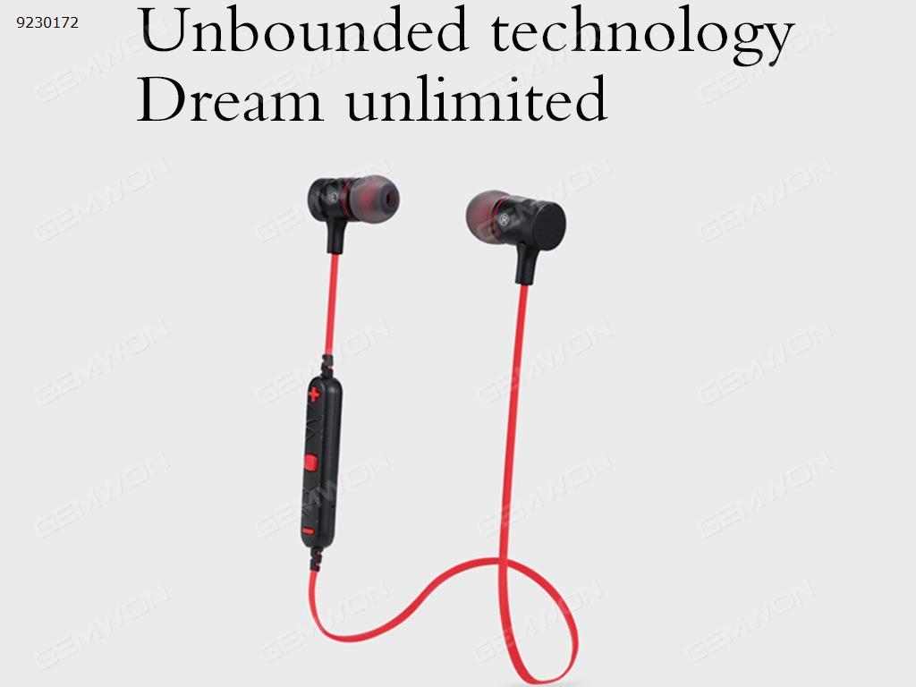 S400 magnetic ear sports Bluetooth headset red Headset S400