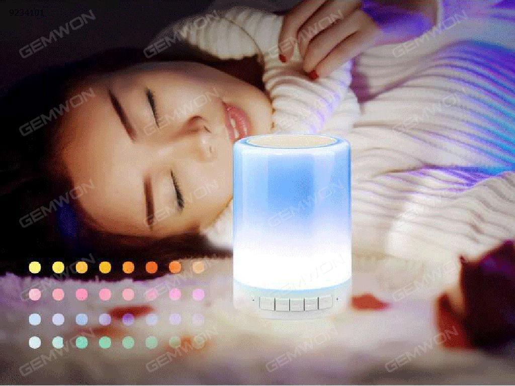 bluetooth speackers,touch lamp portable speaker .night light,music player , TF card . hang free .The bluetooth transmission distance is 10 meters, work 6-7 hour .RED Bluetooth Speakers LV-2017