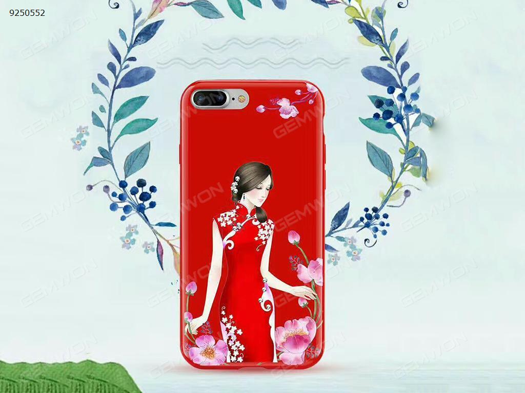 Iphone6 oriental beauty pattern phone shell red Case iPhone 6