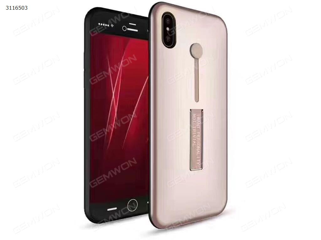 iPhone X Hide cell phone holder, Hidden support red band mobile phone shell ring, Rose Gold Case IPHONE X HIDE CELL PHONE HOLDER