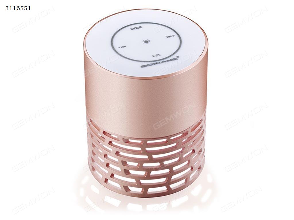 Colorful flashing Bluetooth speakers, Gift card touch portable Bluetooth stereo bedside lamp lights, Rose gold Bluetooth Speakers COLORFUL FLASHING BLUETOOTH SPEAKERS