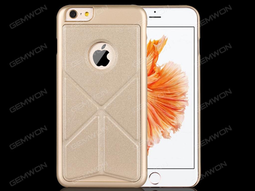 iphone 7 plus deformation Mobile phone shell, Anti collision mobile phone shell with deformed support, Gold Case IPHONE 7 PLUS DEFORMATION MOBILE PHONE SHELL