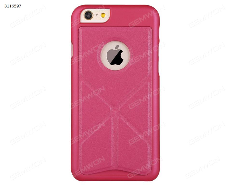 iphone 6 deformation Mobile phone shell, Anti collision mobile phone shell with deformed support, Rose Red Case iphone 6 deformation Mobile phone shell