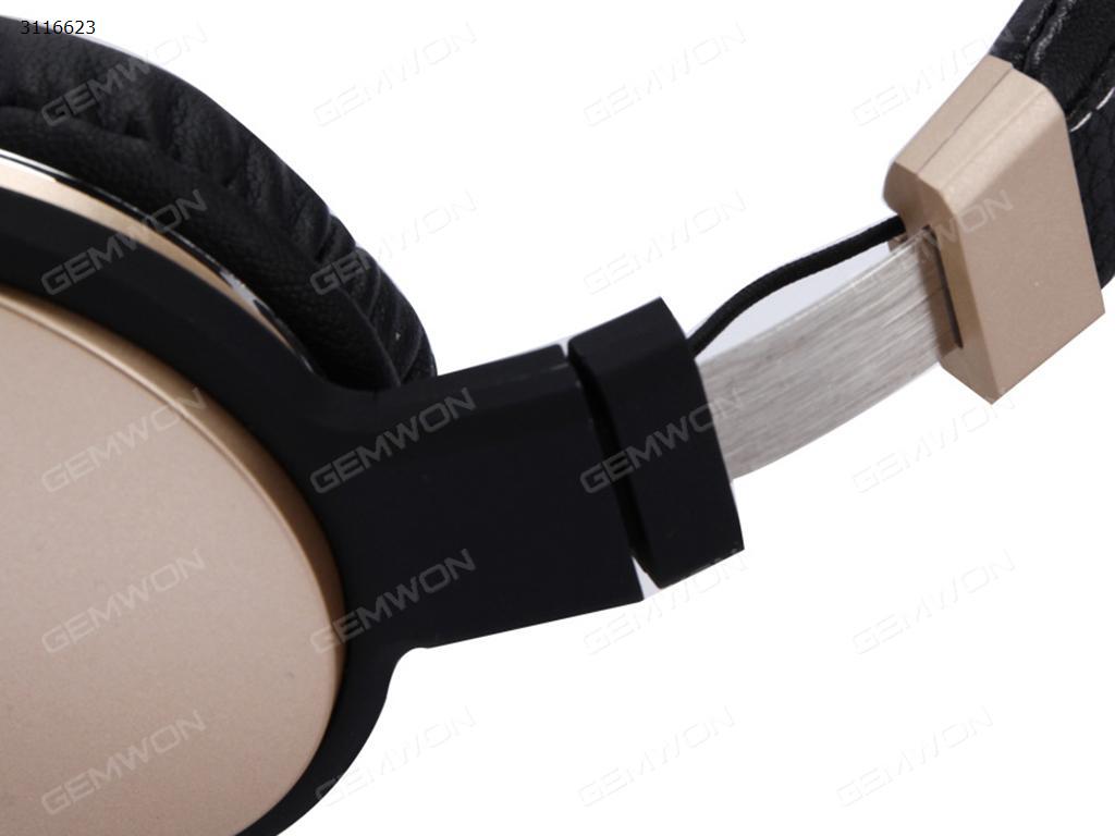 BT016 Bluetooth folding headset, Wireless earphone head folding type mobile phone music earphone, Rose GoldBT016 BLUETOOTH FOLDING HEADSET