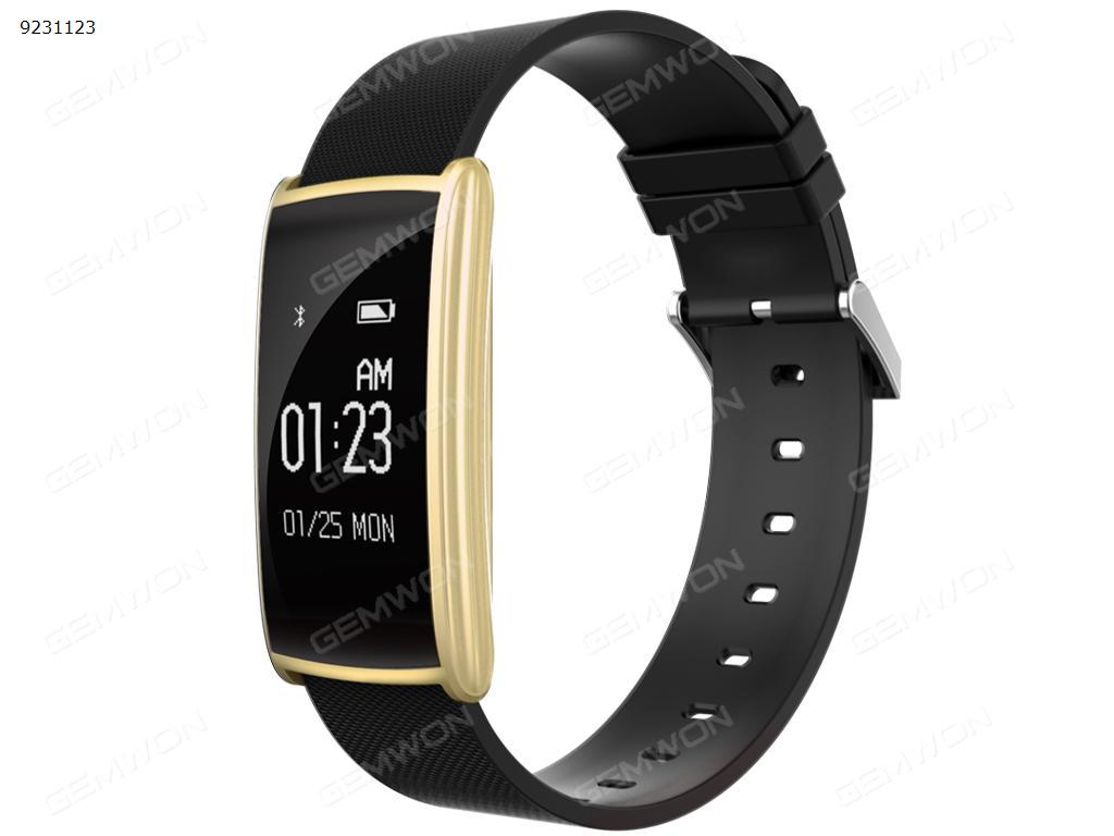 N108 Bluetooth Smart Wristband Blood Oxygen Smart fitness Bracelet Heart Rate Gold Smart Wear N108