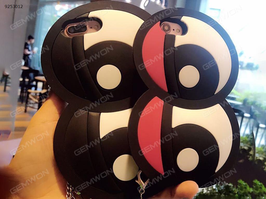 Big eye case with a chain for iphone 6plus /6s plus  .PU material ,Red Case IPHONE 6 PLUS/6S PLUS