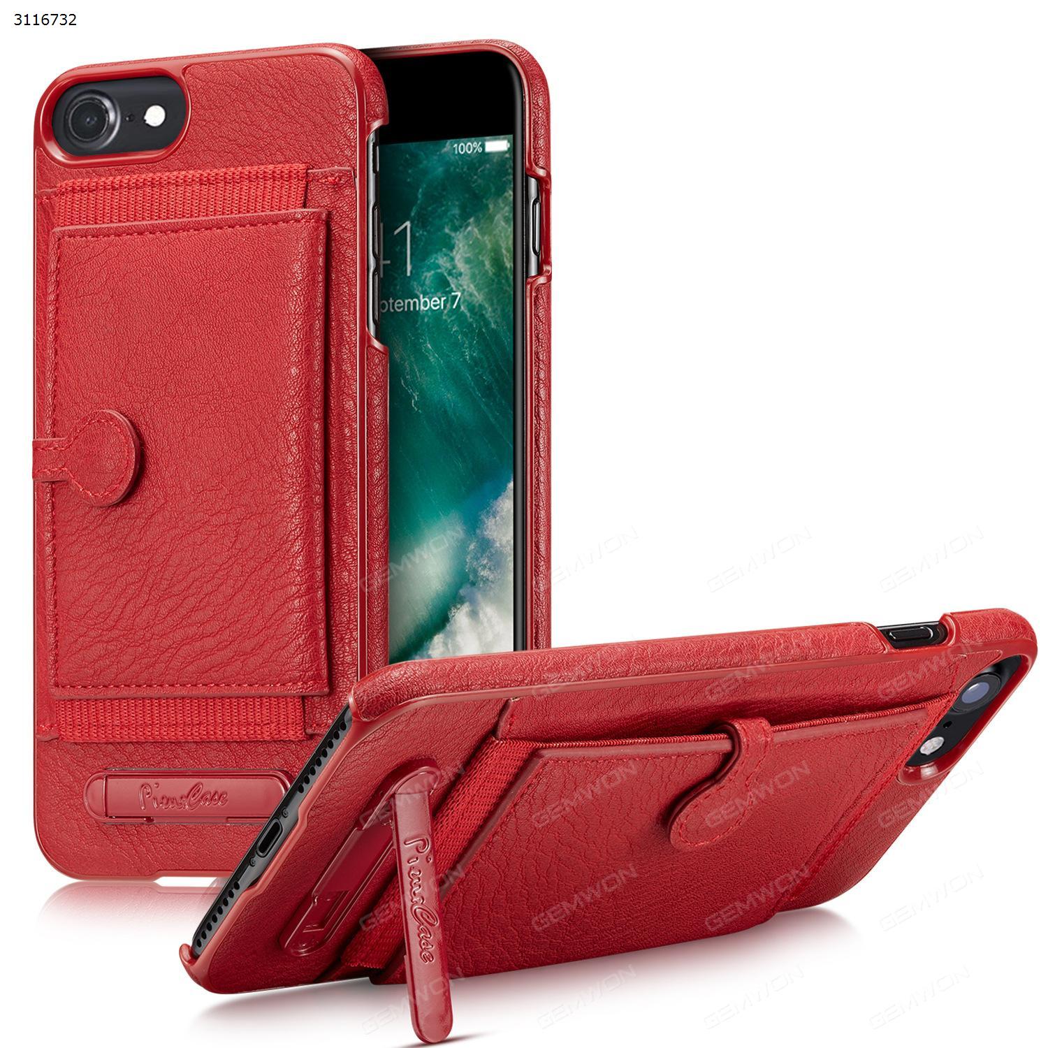 iphone6 plus interpolation card support Hand case，multifunction Mobile phone purse，red Case iphone6 plus interpolation card support Hand case