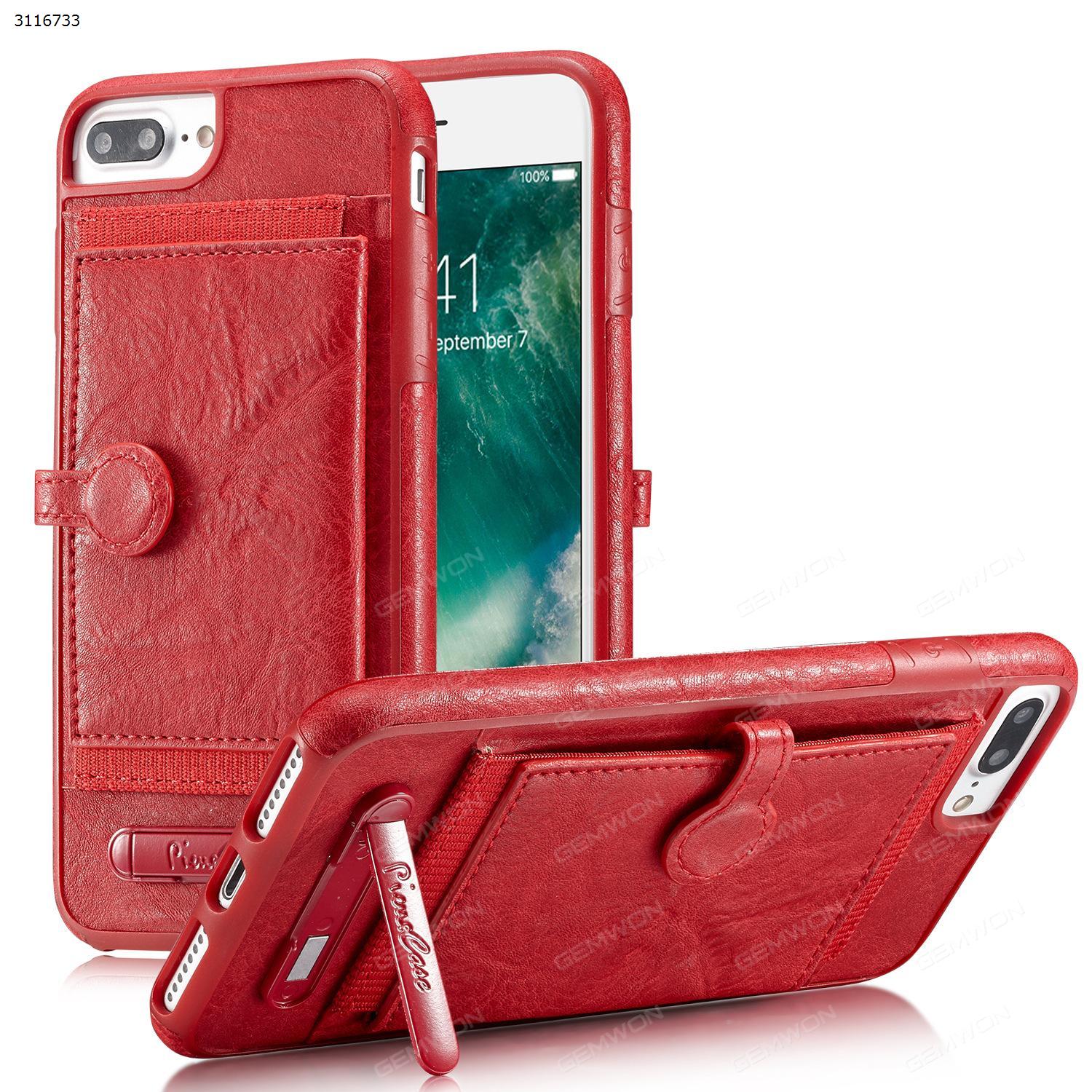 iphone7 interpolation card support Hand case，multifunction Mobile phone purse，red Case IPHONE7 INTERPOLATION CARD SUPPORT HAND CASE