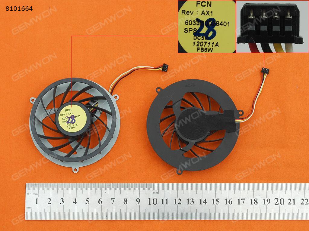 HP 8770W 8740W 8675W 8760W(Original) Laptop Fan DFS652005MB0T