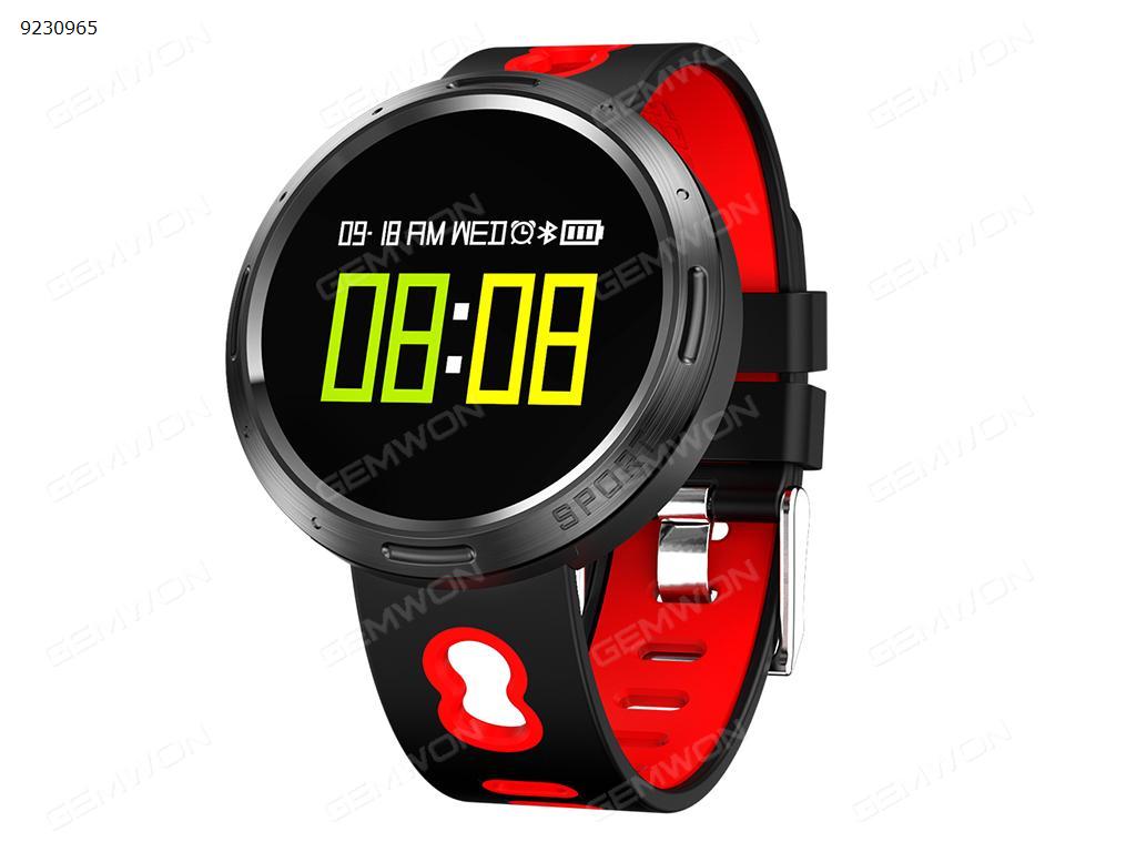 X9 VO Bluetooth and 0.95 inch Touch Color Screen Heart Rate Blood Pressure Monitor Sports Bracelet Red Smart Wear X9 VO