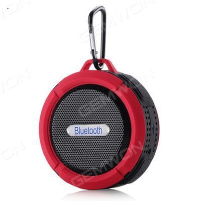 Shockproof and Waterproof Bluetooth Wireless Mini Speaker（Red） Bluetooth Speakers C6