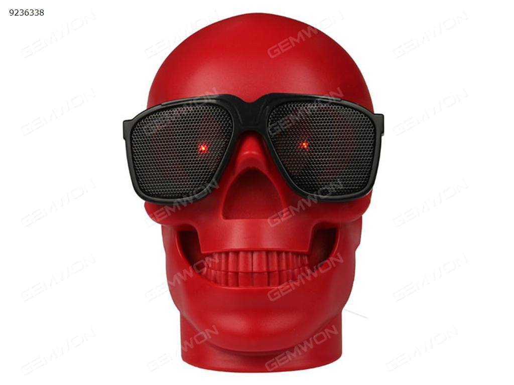 M29 Wireless Bluetooth Skull Bass Subwoofer Gift Sound (Red) Bluetooth Speakers M29