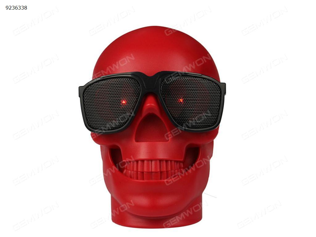 M29 Wireless Bluetooth Skull Bass Subwoofer Gift Sound (Red) Bluetooth Speakers M29