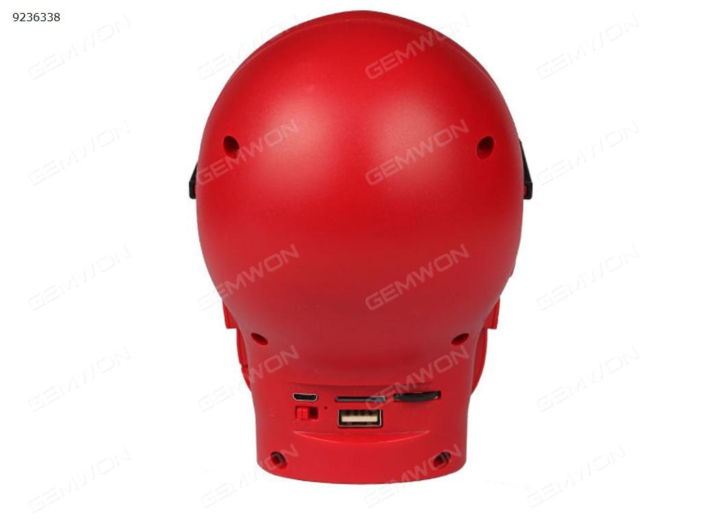 M29 Wireless Bluetooth Skull Bass Subwoofer Gift Sound (Red) Bluetooth Speakers M29