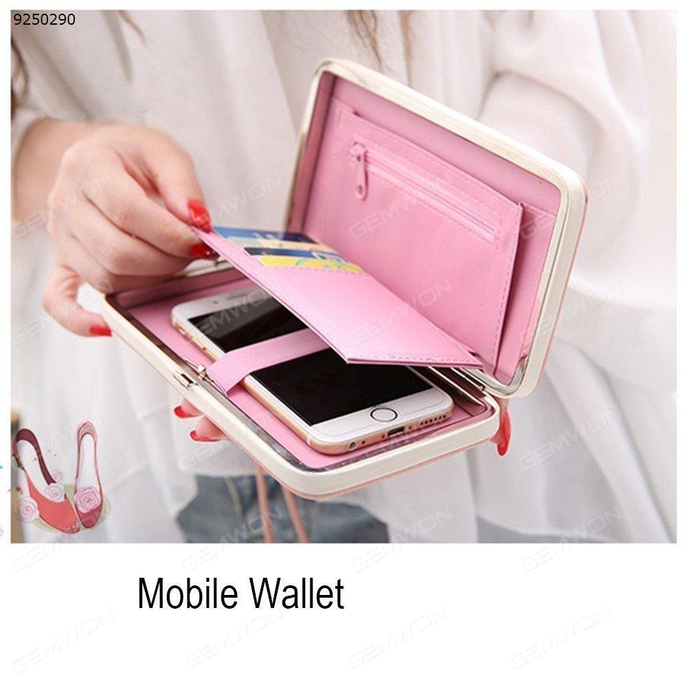 Ladies Clutch Purse Leather Card Holder Wallet Mobile Phone Wallet Multi Card Organizer Wallet for iPhone 7/7 Plus/6S/6S Plus/6/6 Plus/Galaxy S6/S6 Edge Case N/A