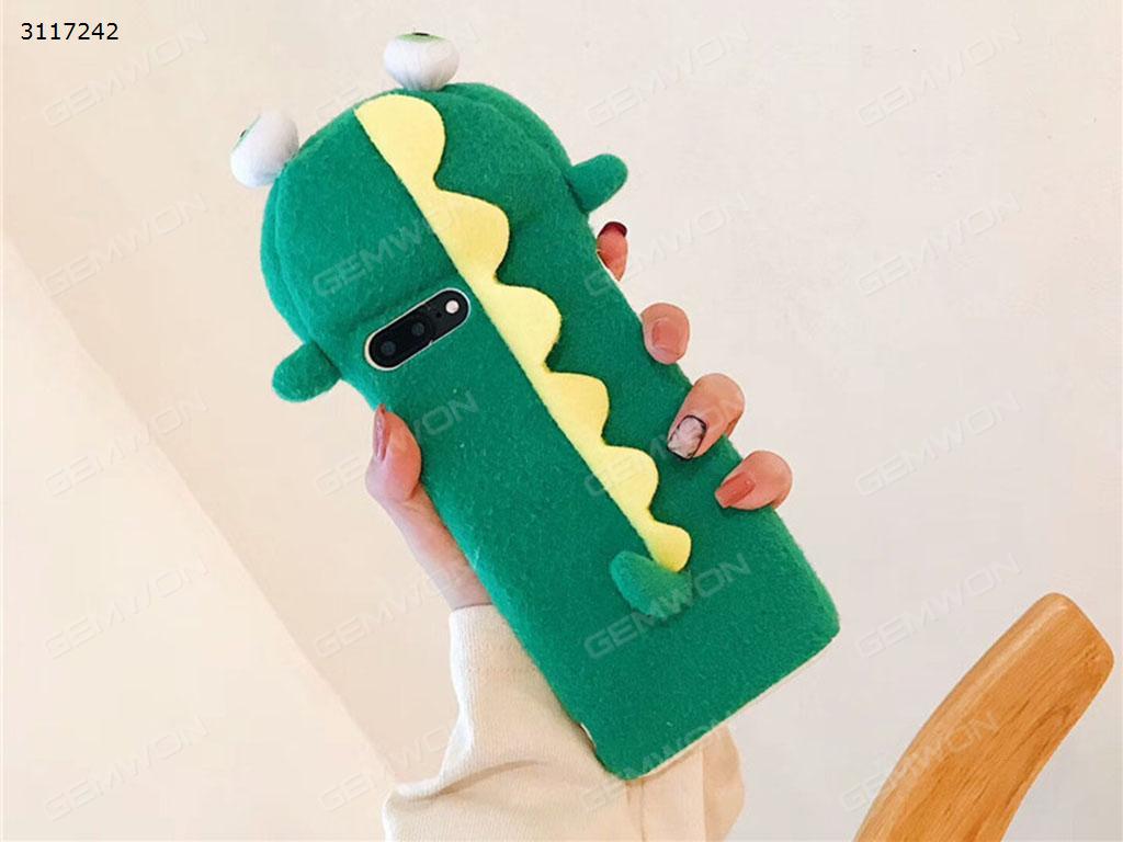 iphone 6 Cute plush mobile phone shell, Cute plush protective cover, Green dinosaur Case iphone 6 Cute plush mobile phone shell