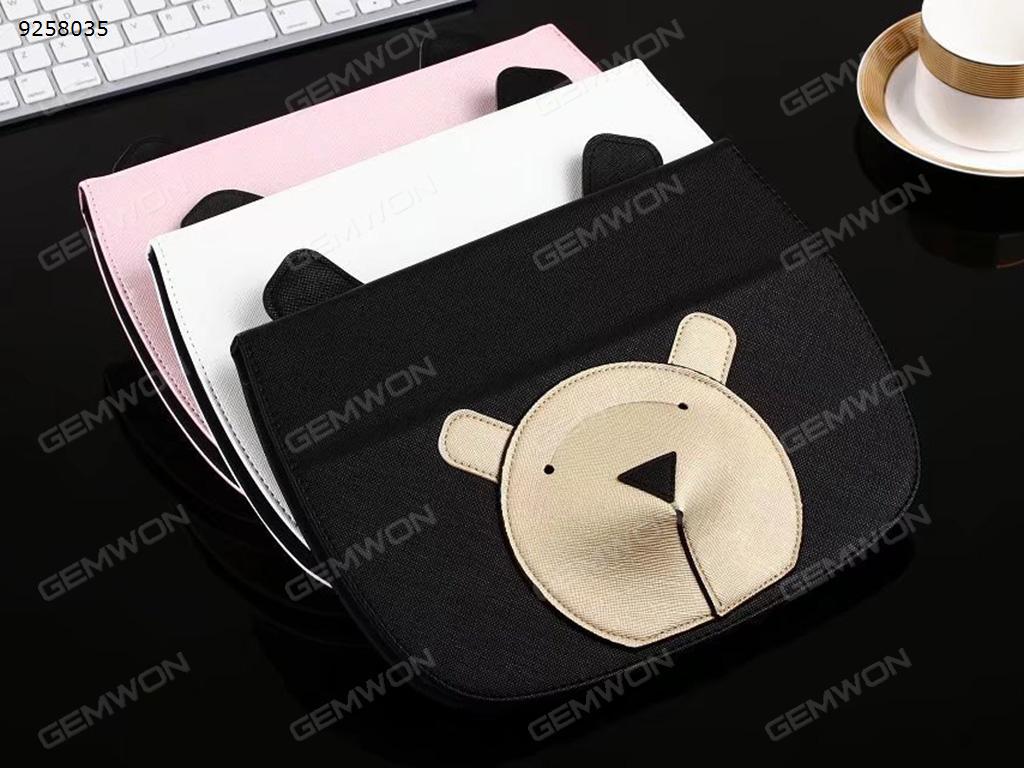 ipad 2/3/4 cartoon stereo bear earphone bag protection holster (white) Case ipad234