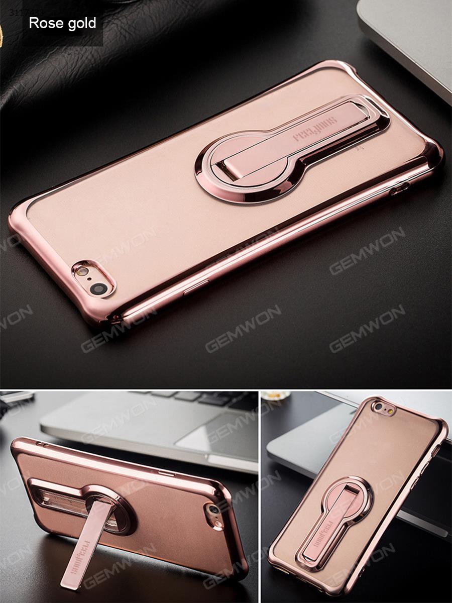 iphone 6 Soft shell bracket cell phone shell, Anti - fall personality of soft silica gel, Rose Gold Case iphone 6 Soft shell bracket cell phone shell