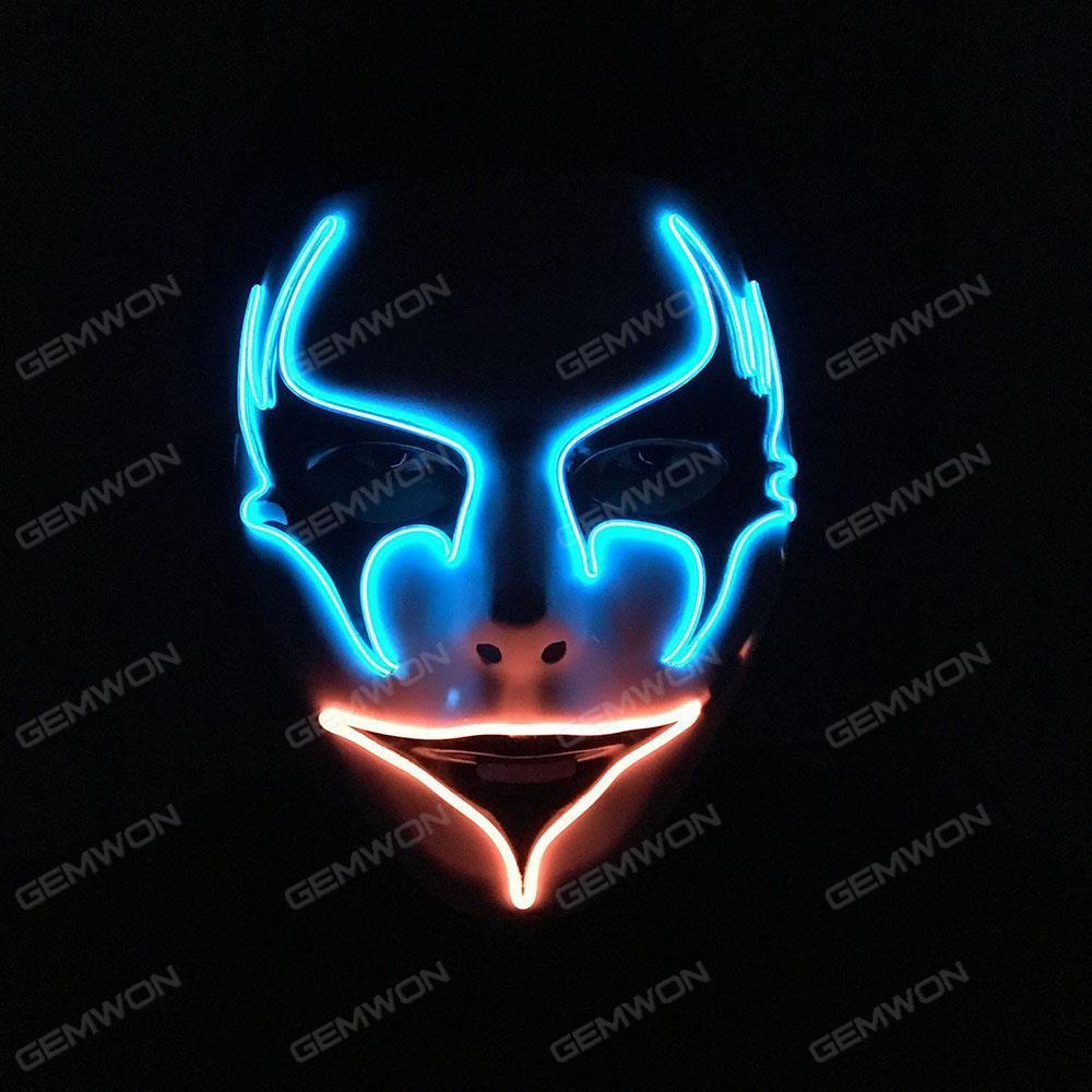 Cold mask, Shuffle LED flash EL light mask mask Night Lights Cold mask