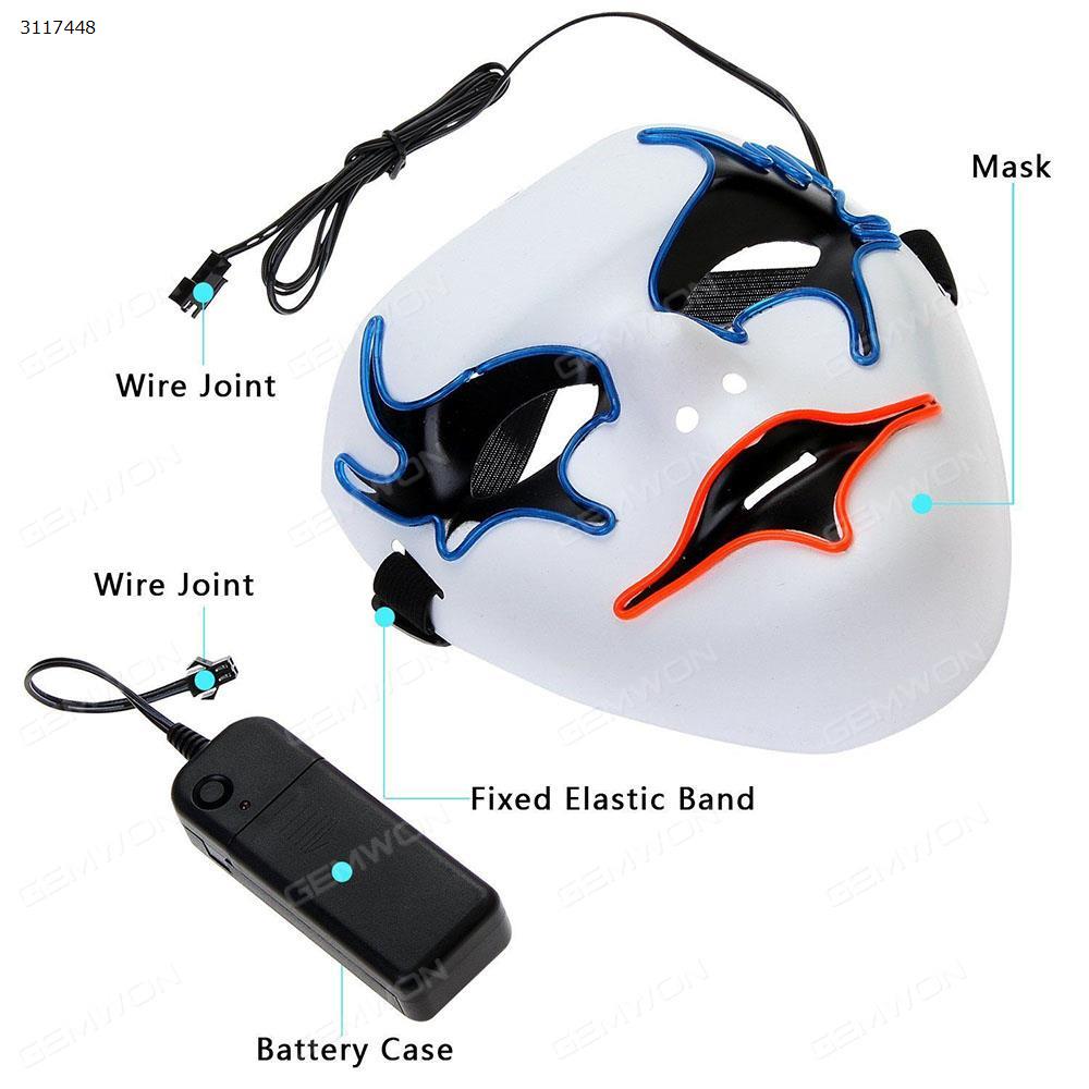 Cold mask, Shuffle LED flash EL light mask mask Night Lights Cold mask